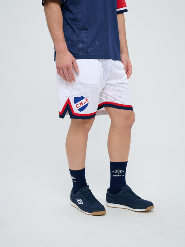 SHORT MATCH Nacional Hombre Blanco