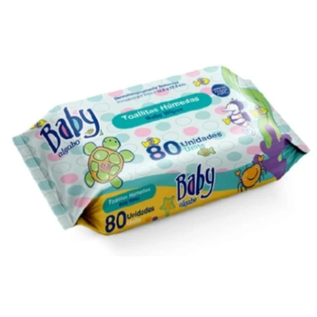 TOALLITAS HUMEDAS BABY ALGABO 80 UNID FLOW TOALLITAS HUMEDAS BABY ALGABO 80 UNID FLOW