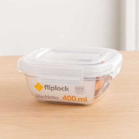 VIANDA RISCHIOTO FLIPLOCK 400ML VIANDA RISCHIOTO FLIPLOCK 400ML