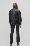Chaqueta Inca en Cuero Negro