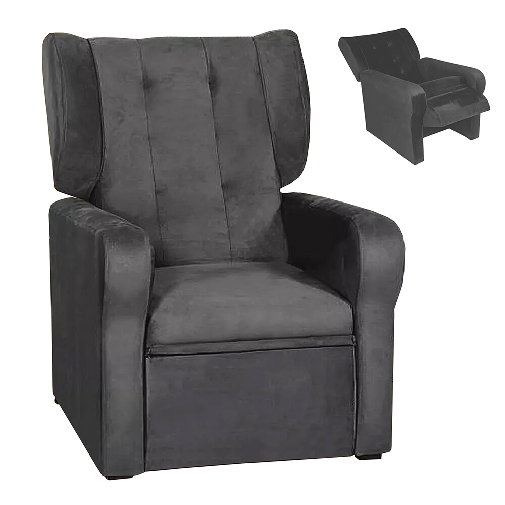 SOFÁ SILLÓN POLTRONA BUTACA RECLINABLE GRIS