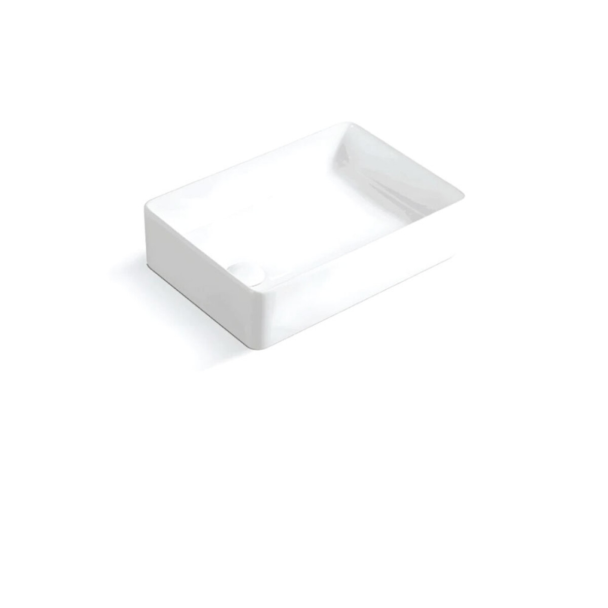 Lavatorio de Apoyo Rectangular Blanco Linea Zoe 