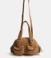 Cartera Cartera Bowling Multipocket Chocolate Marron Camel