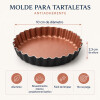 Tarteras con Antiadherente 10cm Tramontina - Set x6 Tarteras con Antiadherente 10cm Tramontina - Set x6