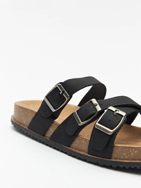 SANDALIA PADDOCK NATIS NEGRO