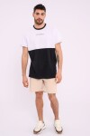 Remera oversize estampada Negro