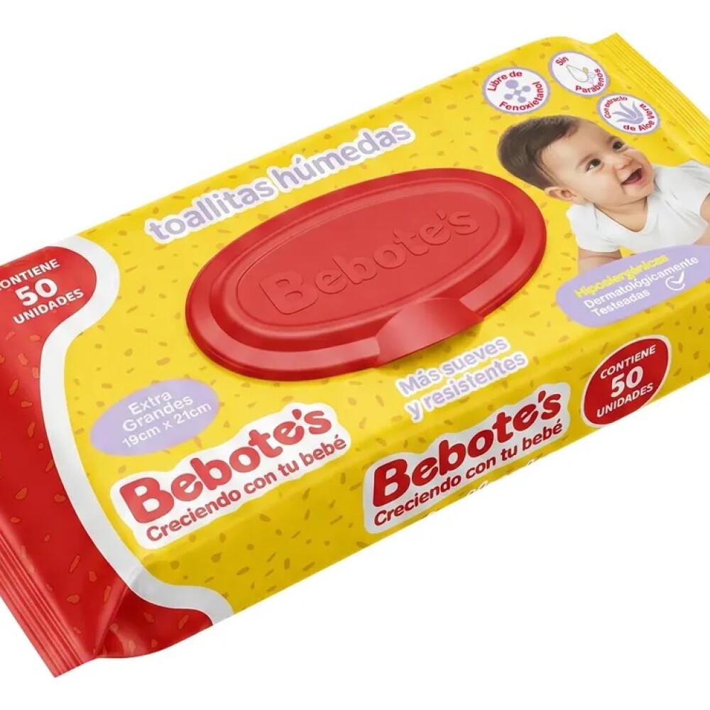 Toallitas humedas bebotes x50 Toallitas humedas bebotes x50