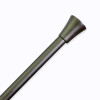 VARA METAL PLATA P/CORTINA 218-304.8CM Unica