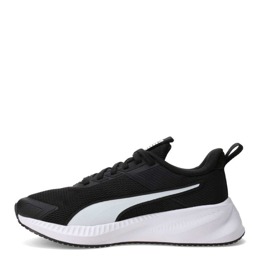 Championes de Niños Puma Flyer Lite 4 Junior Negro - Blanco
