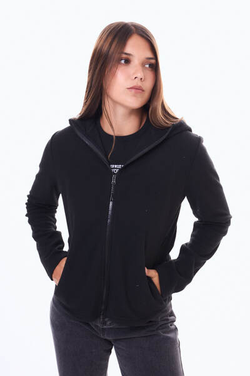 Campera de micropolar Tarifa - Negro 
