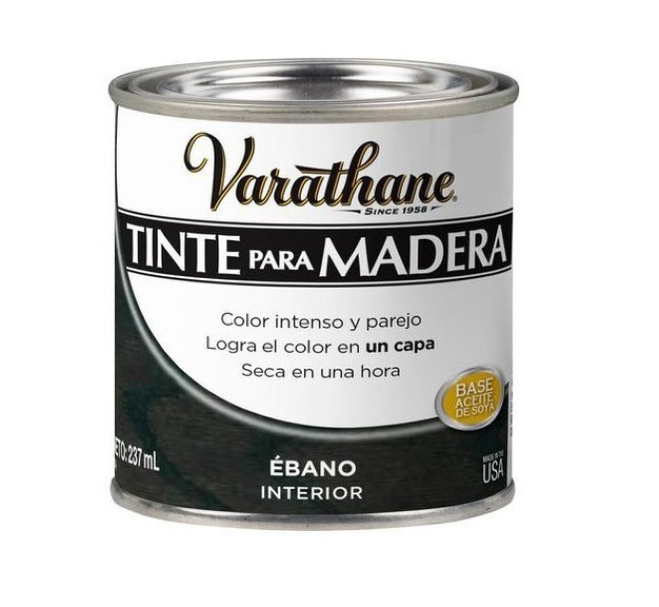 Tinte para Madera 237ml Varathane - Ébano 
