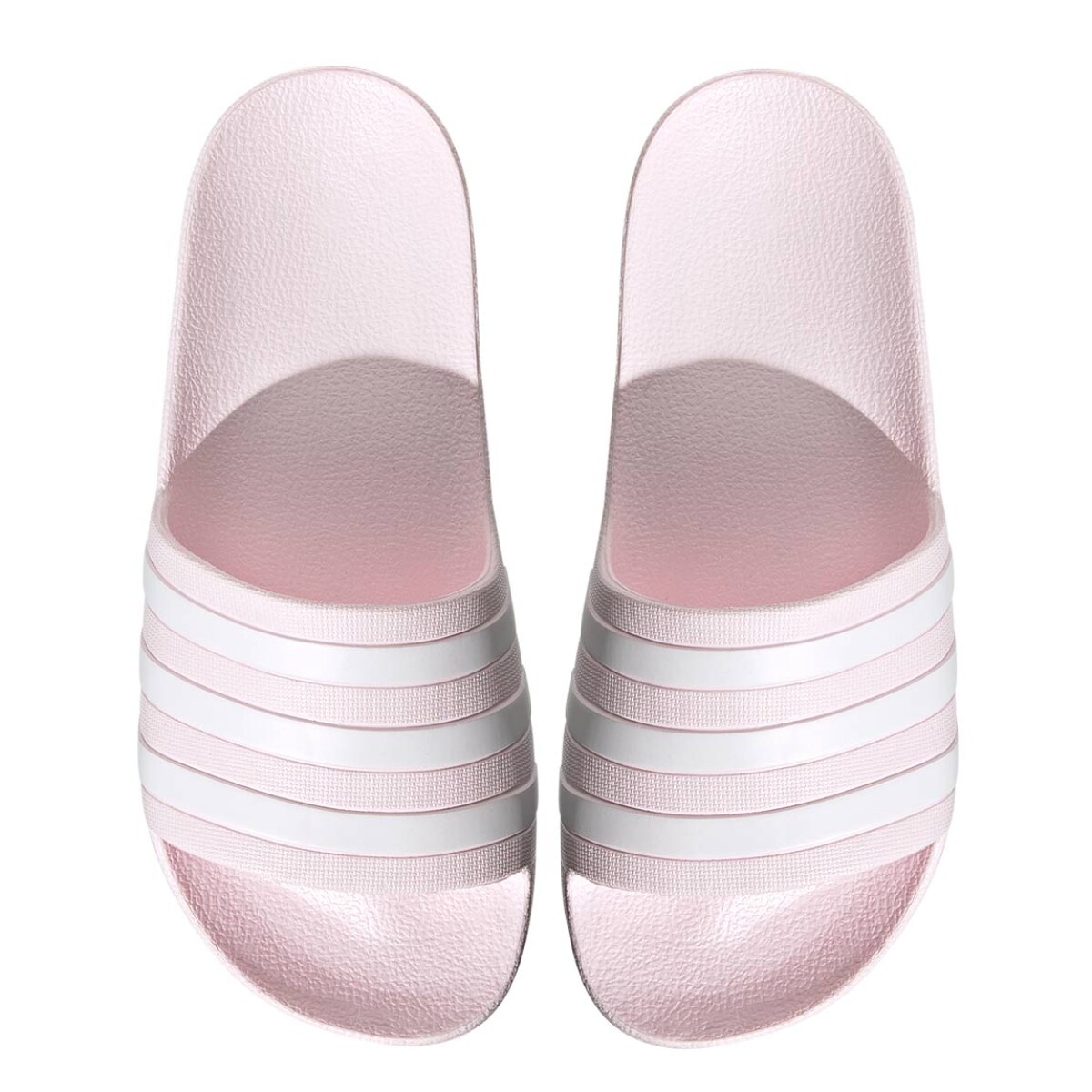 Adidas Slides Adilette Aqua Almost Pink/ftwr White/almost Pink - Rosado-blanco 