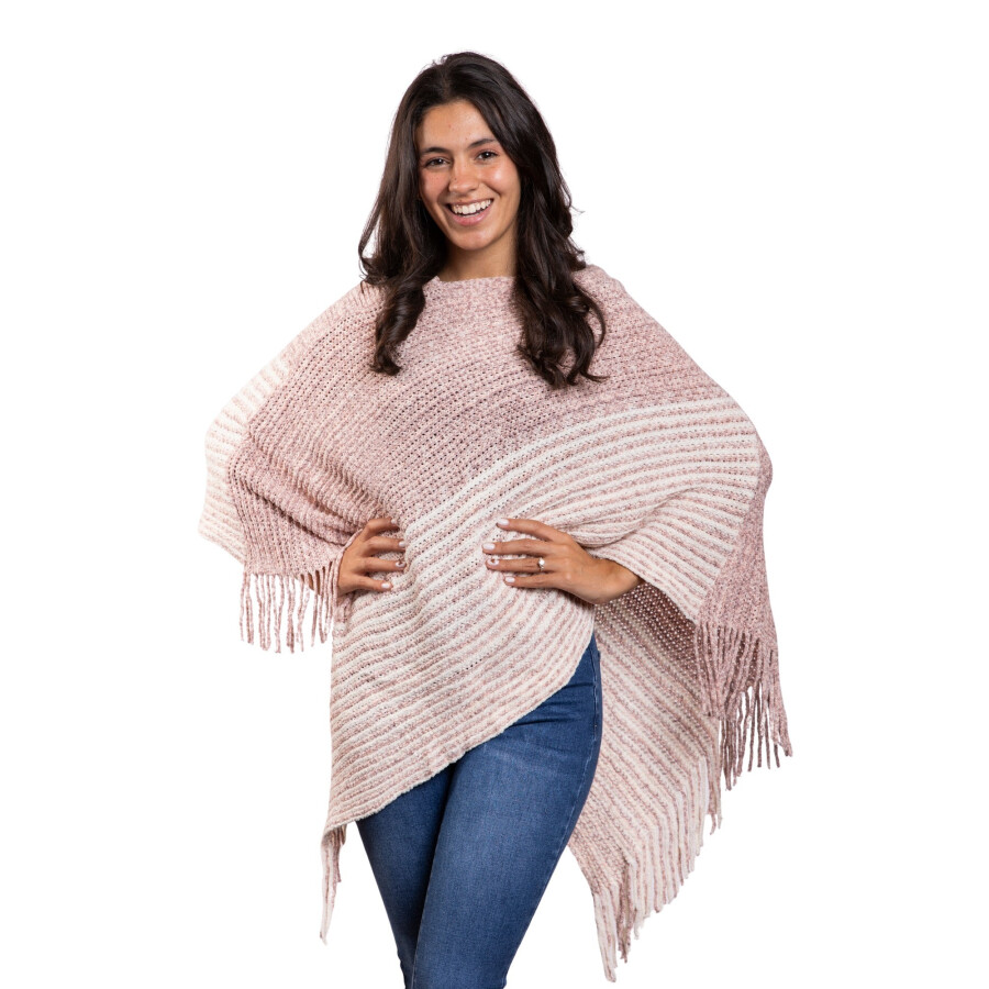 CHERRY PONCHO OLDPINK