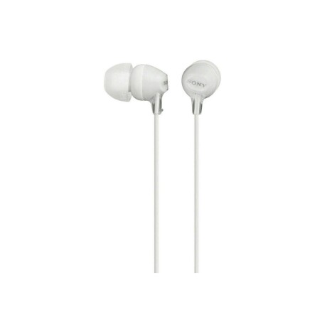 Auriculares Sony MDR-EX15LP Blanco 3.5mm Auriculares Sony MDR-EX15LP Blanco 3.5mm