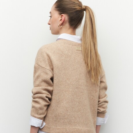 SWEATER RINA Beige Melange