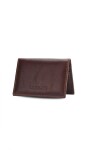 PORTA TARJETAS THOR CUERO MARRON