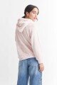 Hoodie sherpa Rosa Palido