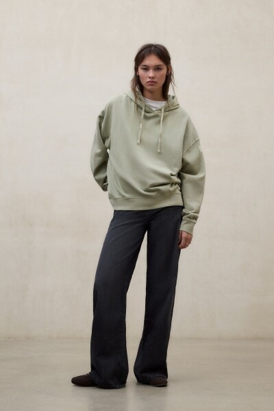 HOODIE BIANCA Salvia