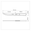 Jgo. 6 Cuchillos Asado Polywood 21198/715 Jgo. 6 Cuchillos Asado Polywood 21198/715