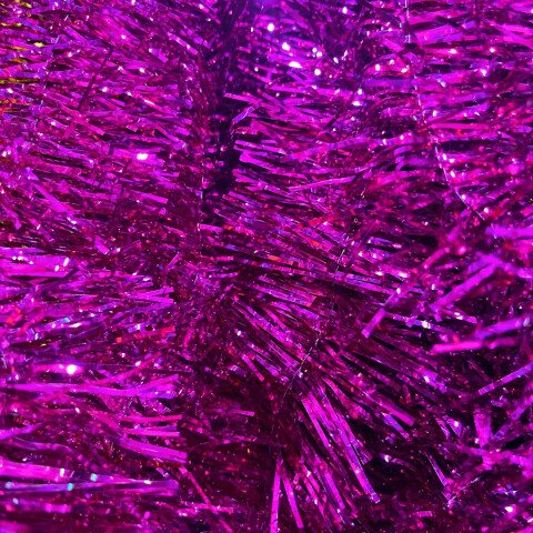 Guirnalda/Boa Navideña Fina Fucsia