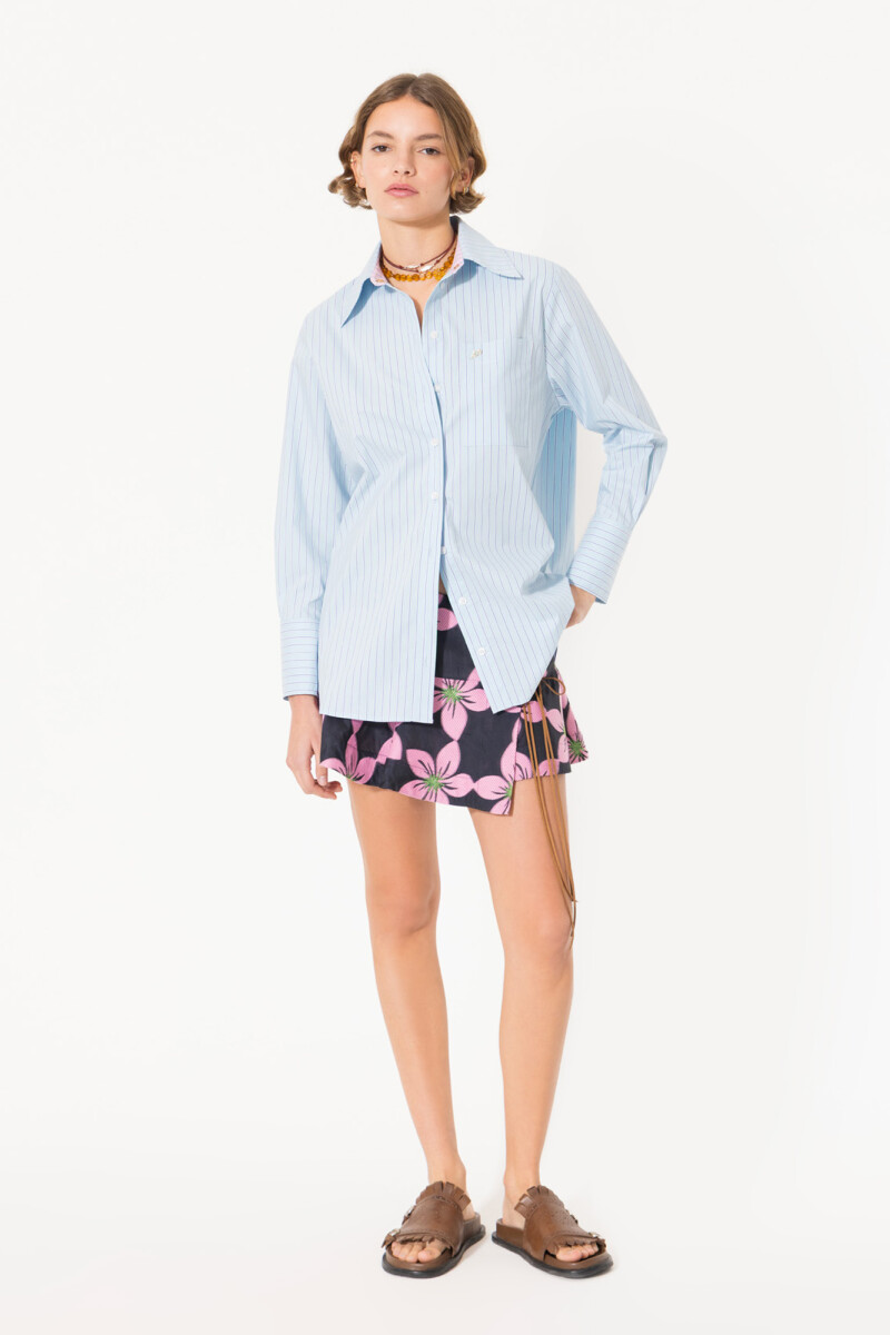 CAMISA CHAMP Celeste