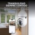 Cámara de Seguridad Vigilancia 360 Wifi Graba Audio X 3 Unid Color Blanco