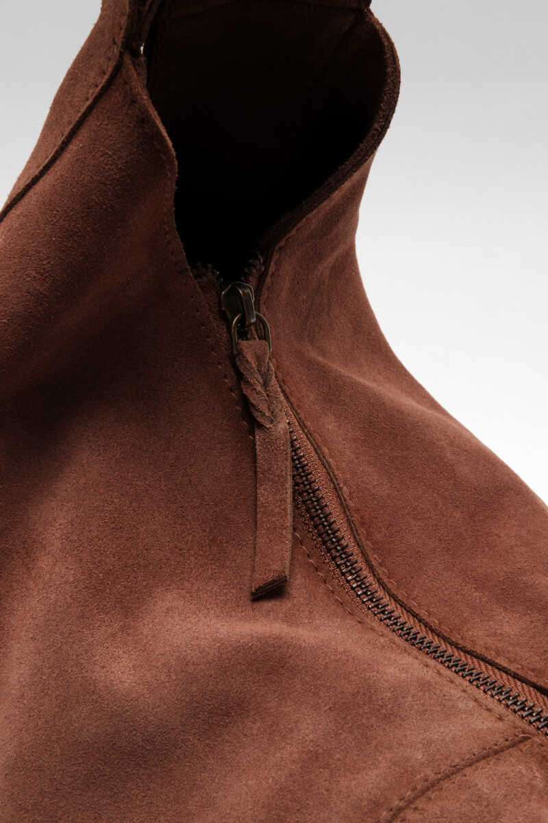 Bolso Roma Gamuza Marron