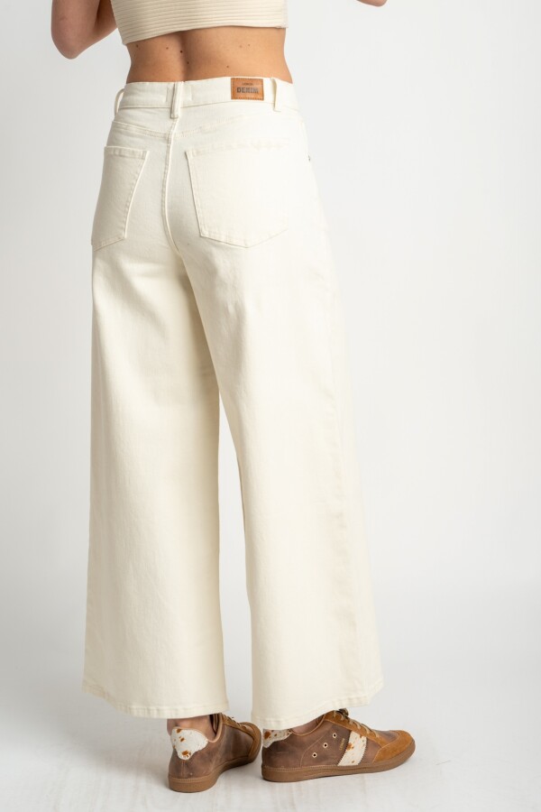 Jean Wide Leg Crudo