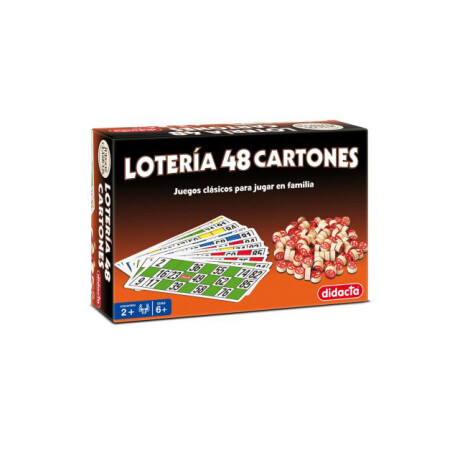Juego De Mesa Loteria 48 Cartones Juego De Mesa Loteria 48 Cartones