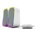 Parlante Gamer Pc Marvo Sg-285 2.0 Luz Rgb GRIS