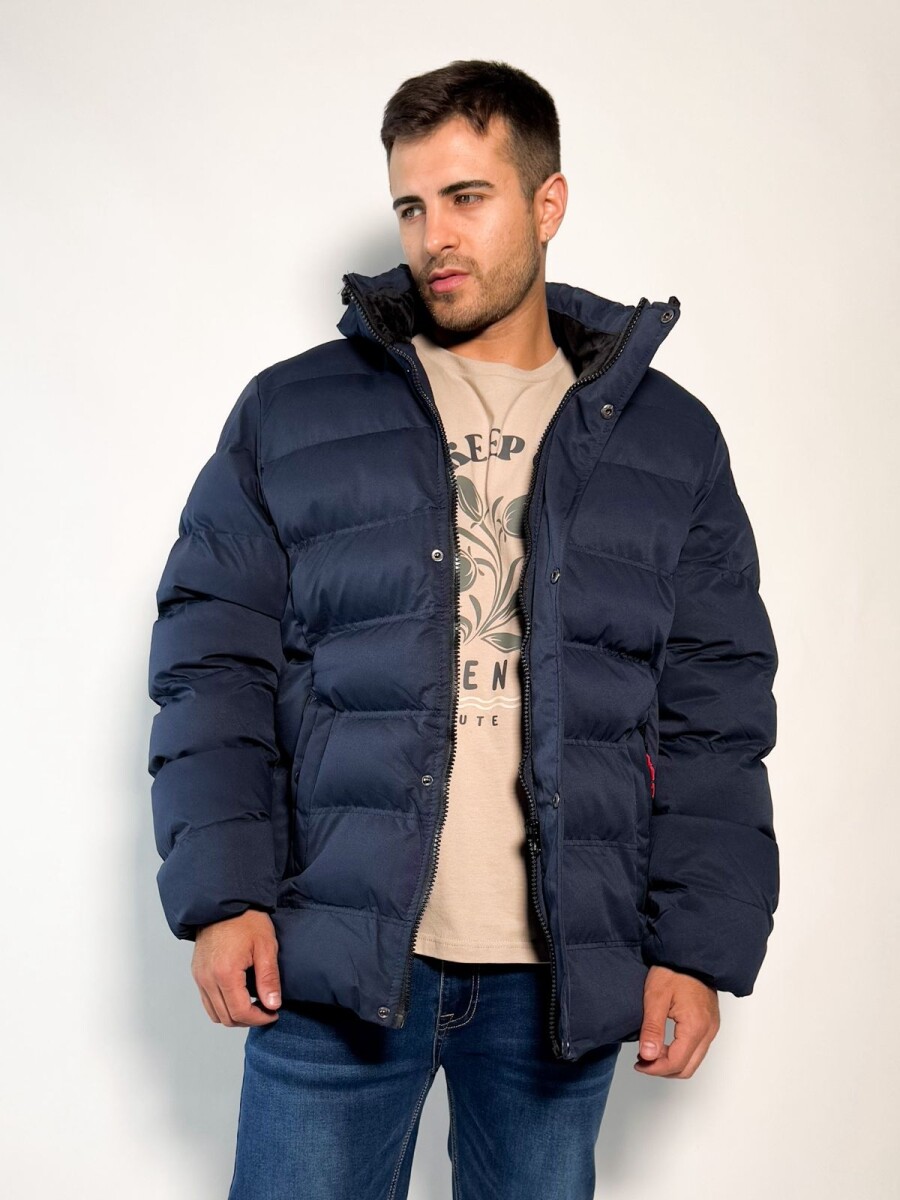 Parka abrigada con capucha desmontable Mufasa - Azul 