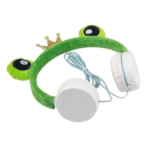 Auriculares Celular Vincha Animales Jack 3.5 Infantil Variante Rana