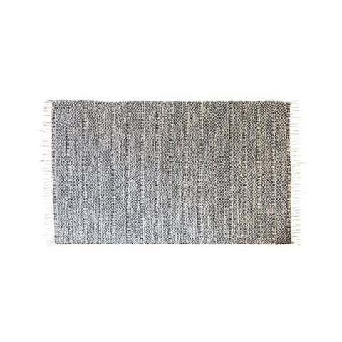 ALFOMBRA 69X114CM JASPEADO FLECOS NATURAL Y NAVY ALFOMBRA 69X114CM JASPEADO FLECOS NATURAL Y NAVY