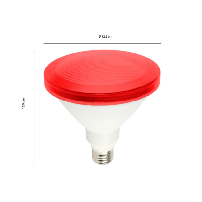 PAR38 15W Lámpara LED PAR38 15W Roja