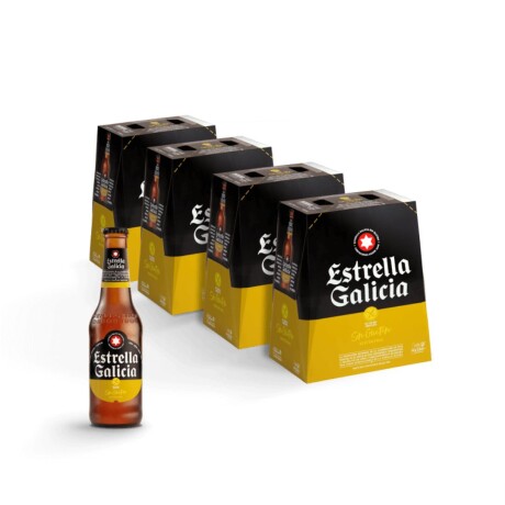 Pack 24 Cerveza Estrella Galicia sin Gluten Botella 330ML 001