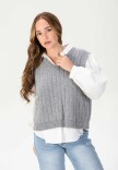 Chaleco Luz Gris
