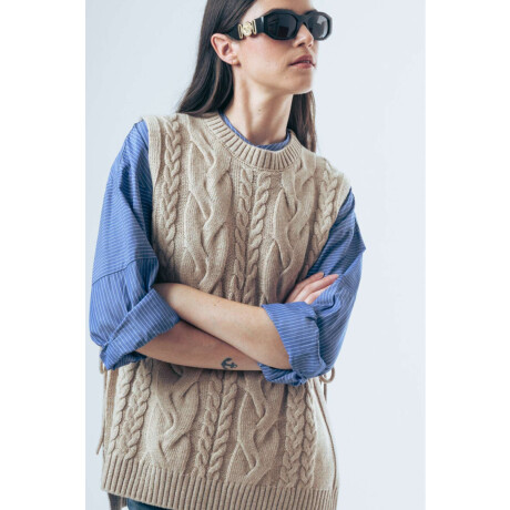 Chaleco Trensi Off White