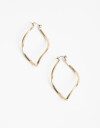 Aros Argollas Metal Argollas Metal Ovaladas - Dorado