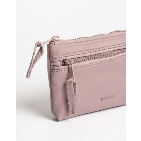 Monedero Nylon Con Bolsillo Violeta Lavanda