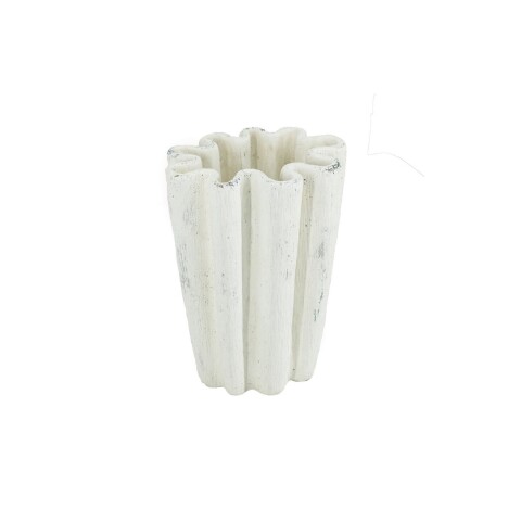 FLORERO TULIPAS 22.5x18x30CM BLANCO FLORERO TULIPAS 22.5x18x30CM BLANCO