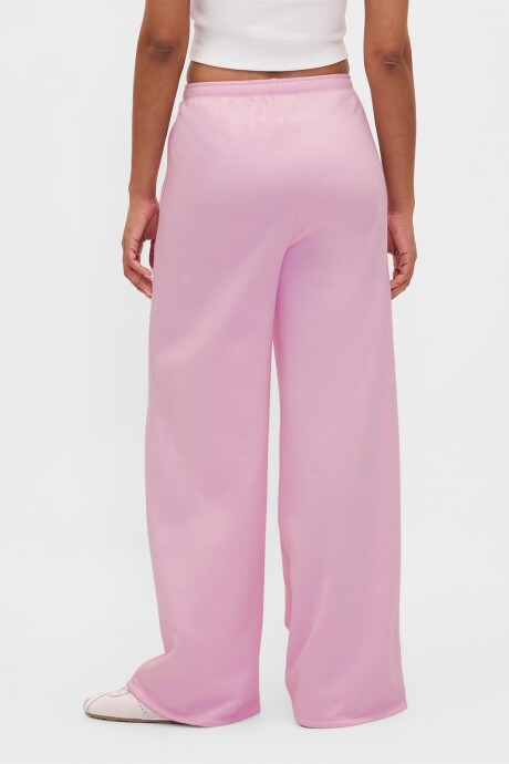 Pantalón Deportivo Baggy Wide Leg Mujer Primrose Pink