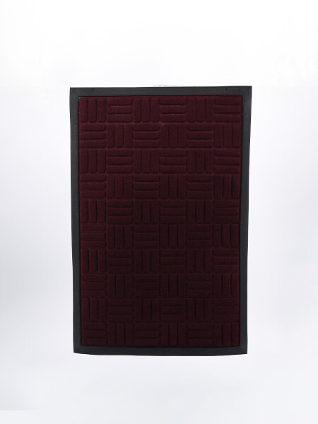 ALFOMBRA FELPUDO PARA PUERTA BORDEAUX