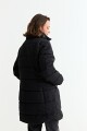 Campera puffer larga NEGRO