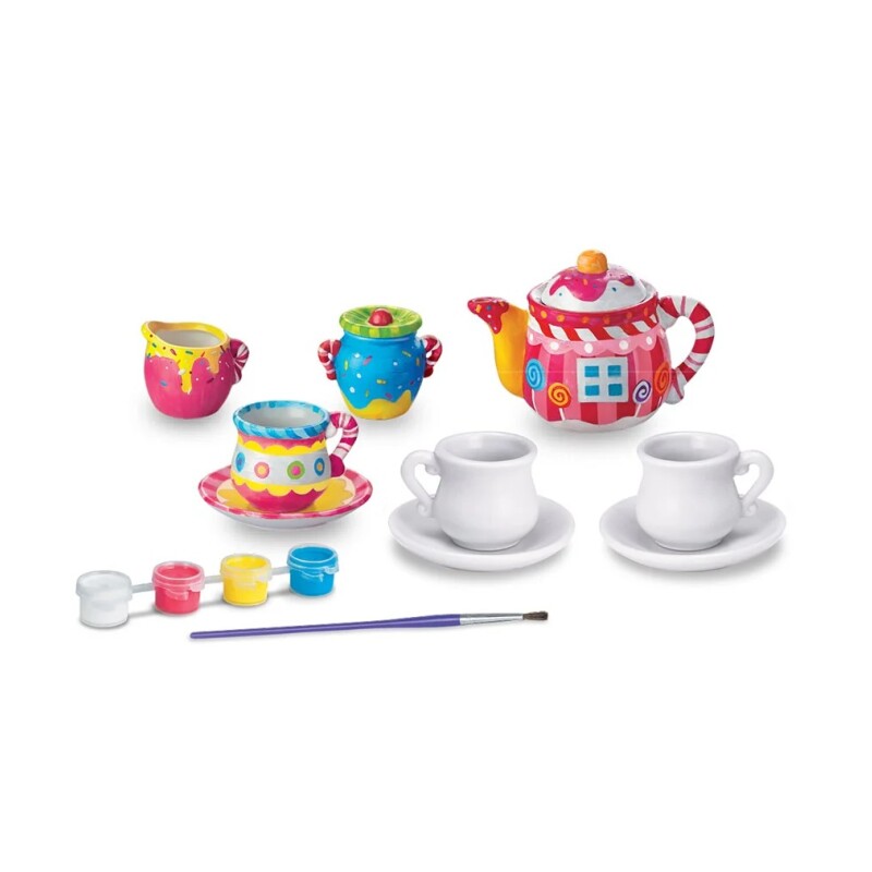 Kit para Pintar Juego de Té – Creatividad y Diversión TEA SET PAINTING KIT