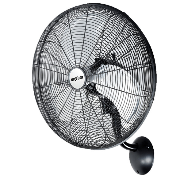VENTILADOR PARED METALICO INDUSTRIAL NEGRO 50CM 120W ENXUTA VENTILADOR PARED METALICO INDUSTRIAL NEGRO 50CM 120W ENXUTA