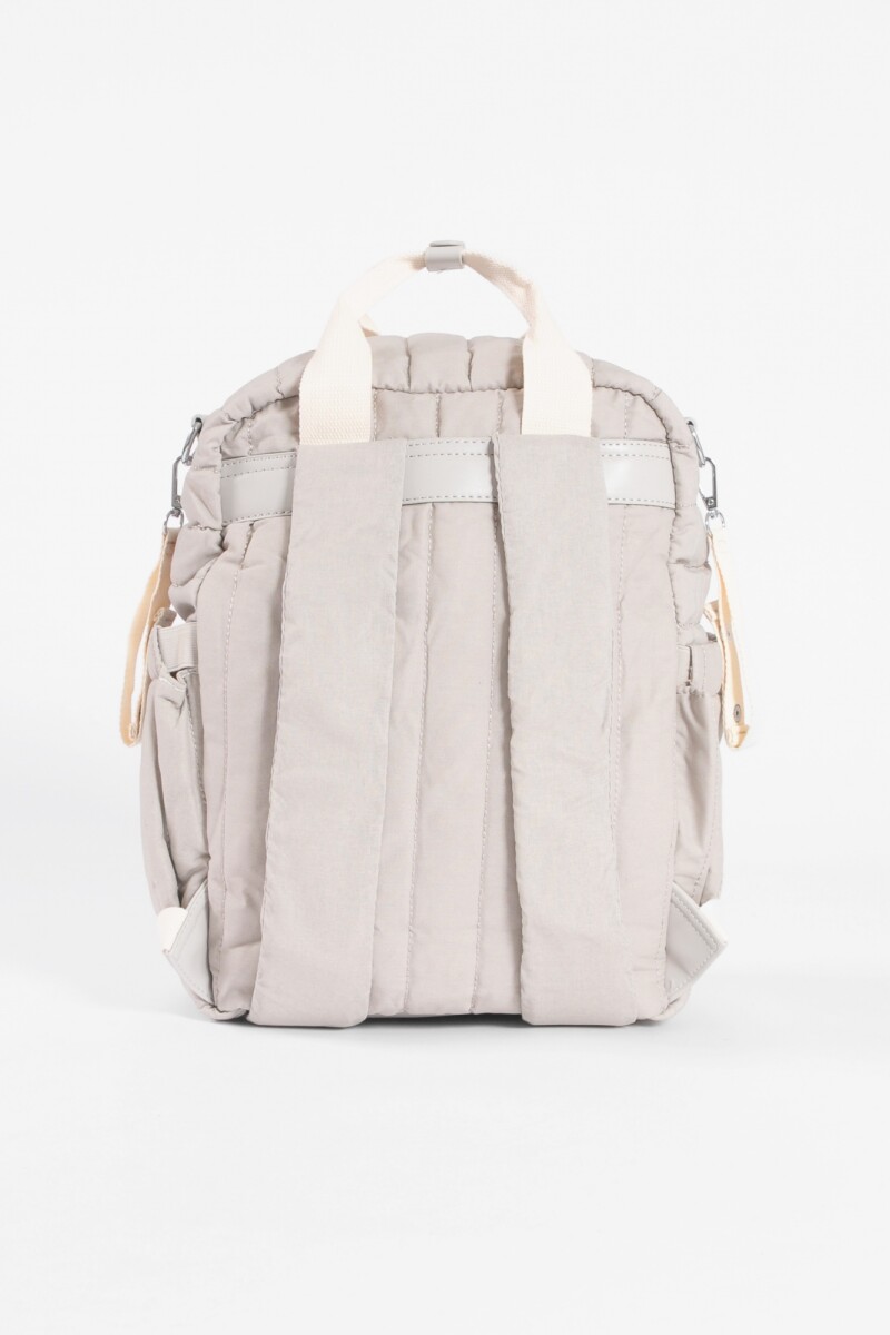 Mochila maternity beige