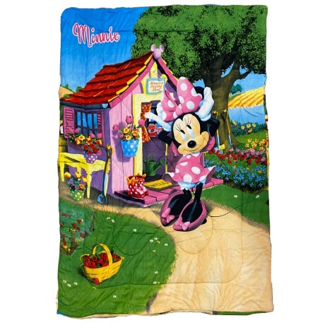 Acolchado infantil 1 plaza en poliéster DISNEY MINNIE