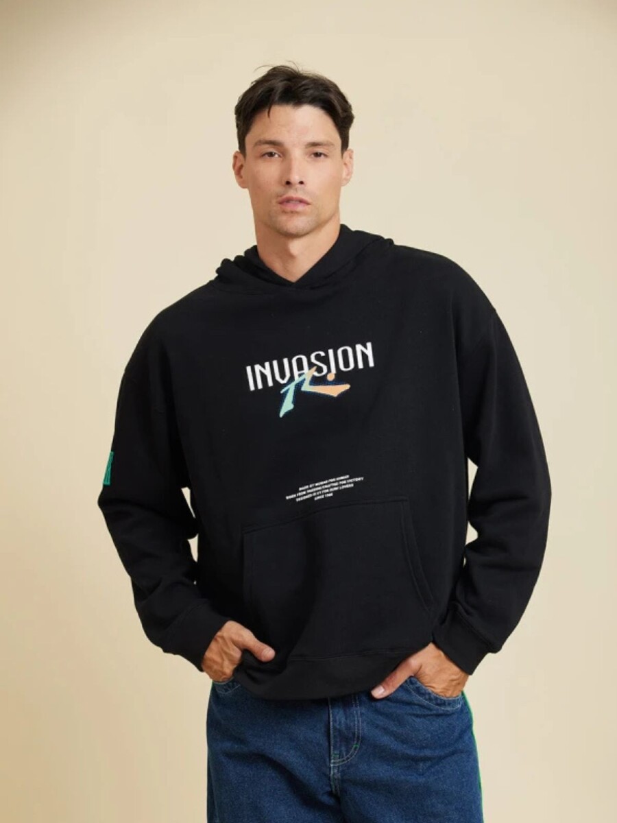 Buzo INVASION Rusty - Negro 