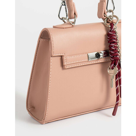 Cartera City Con Hebilla Rosa Viejo