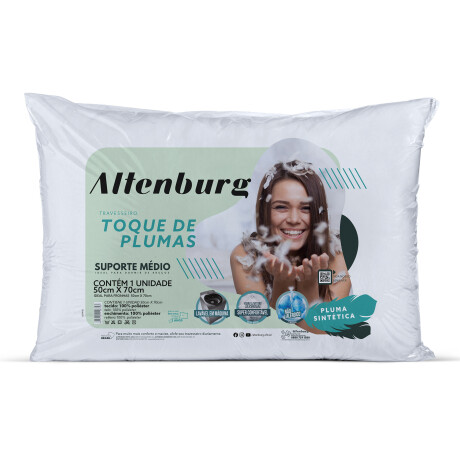 ALMOHADA FIBRA BLANCO TOQUE DE PLUMA